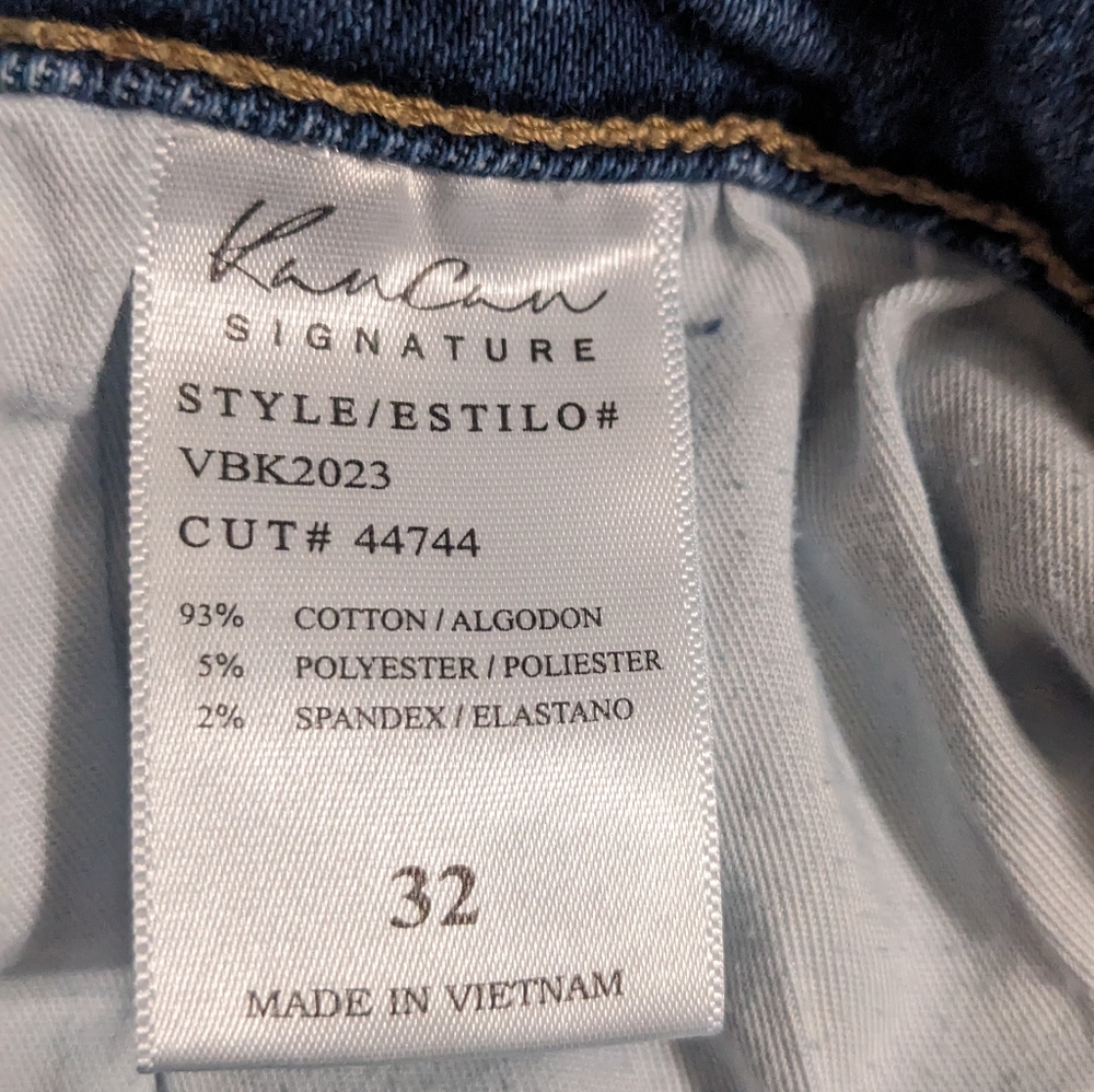 SOLD - KANCAN Signature For Buckle Kurvy High Waist Shorts sz 32 - Picture 8 of 8